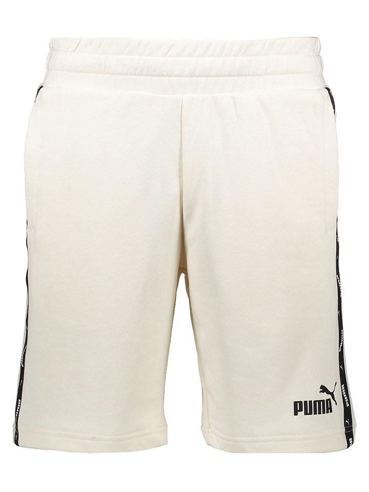 Puma Szorty "C+ PMA ESS+" w kolorze kremowym rozmiar: XL