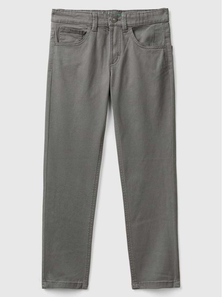 Benetton Spodnie w kolorze szarym rozmiar: 160