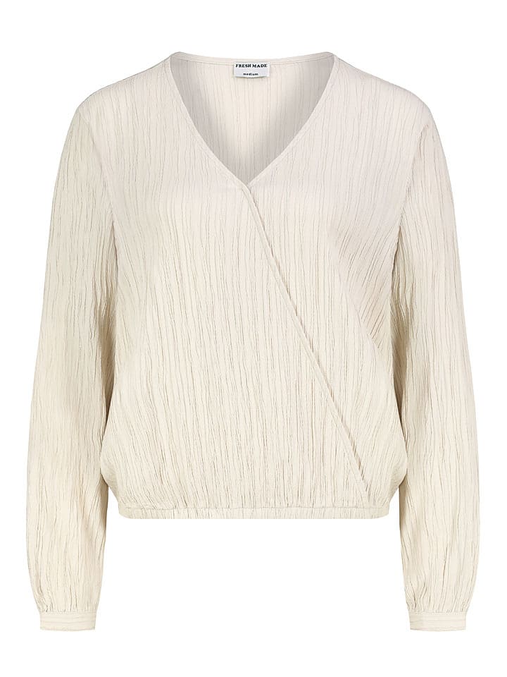 Sublevel Bluzka w kolorze kremowym rozmiar: XL