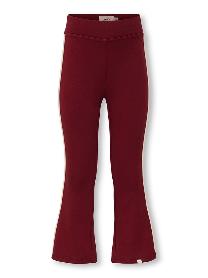 KIDS ONLY Legginsy "Paige" w kolorze czerwonym rozmiar: 110