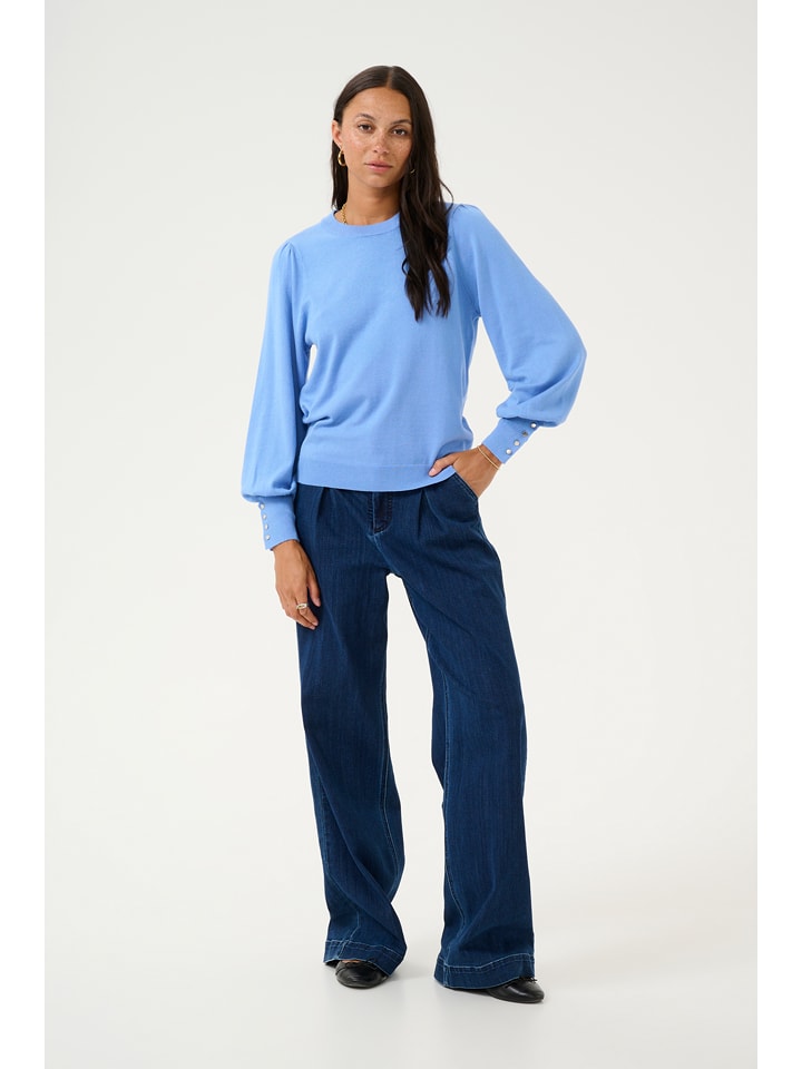 Kaffe Sweter w kolorze błękitnym rozmiar: XL