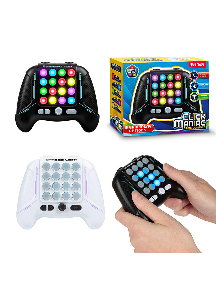 Toi-Toys Gra elektroniczna "Click Maniac- 5in1" (produkt niespodzianka) - 4+ rozmiar: onesize