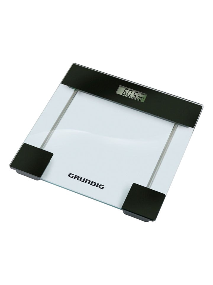 GRUNDIG Waga osobowa w kolorze białym - 28 x 28 cm rozmiar: onesize