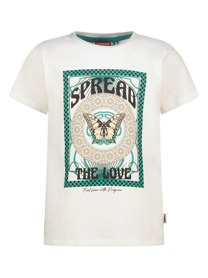 Vingino Koszulka w kolorze białym rozmiar: 176