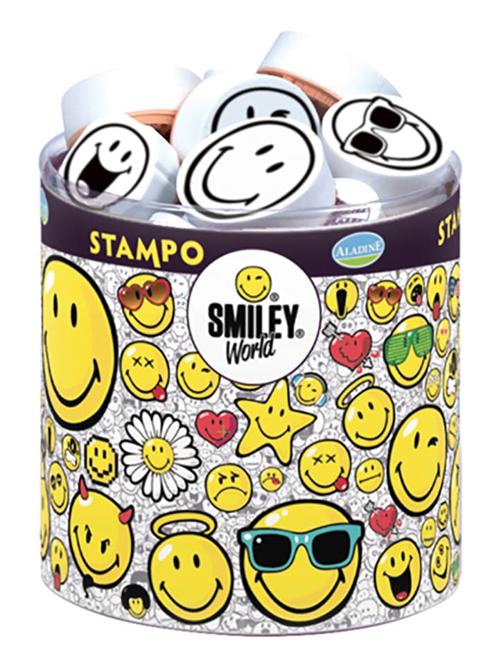 Aladine Zestaw stempli "Fun Smiley" - 3+ rozmiar: onesize