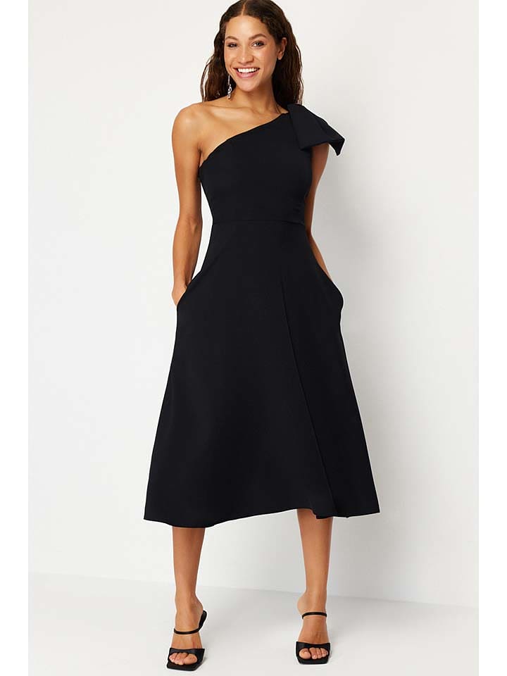 trendyol Sukienka w kolorze czarnym rozmiar: 40