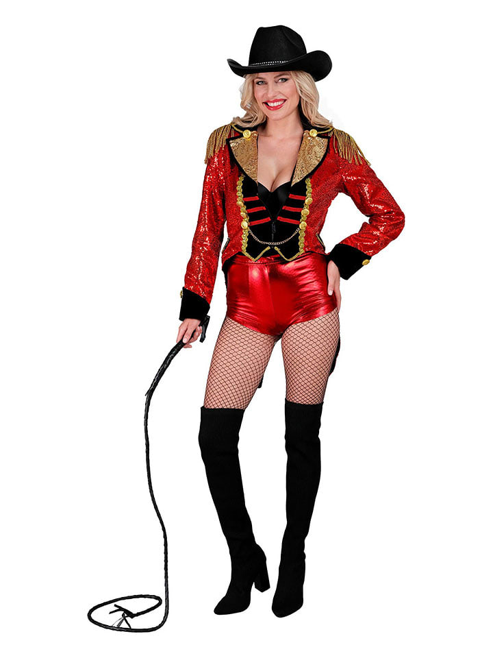 Carnival Party Frak kostiumowy "Circus director" w kolorze złoto-czerwono-czarnym rozmiar: XL