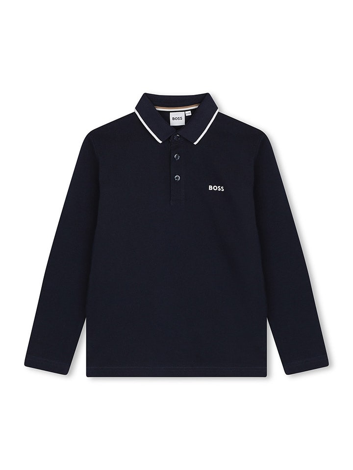 Hugo Boss Kids Koszulka polo w kolorze granatowym rozmiar: 164