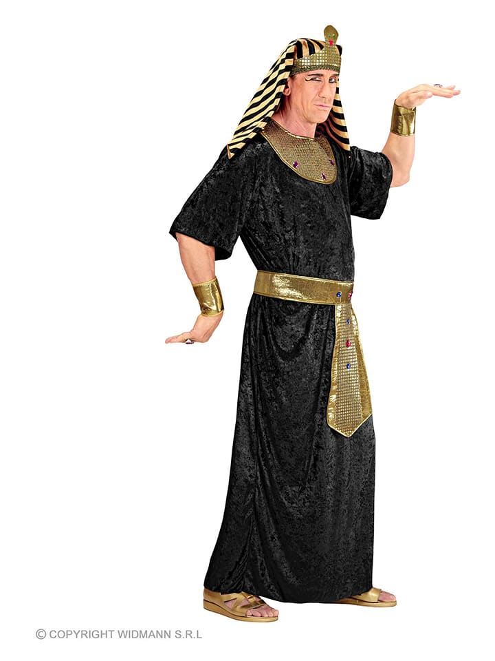Carnival Party 5-częściowy kostium "Tutankhamen" w kolorze złoto-czarnym rozmiar: XXL