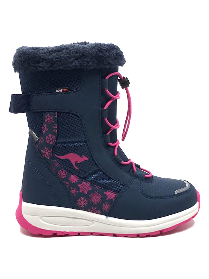 Kangaroos Kozaki zimowe "K-PE Gastin RTX" w kolorze granatowym rozmiar: 35