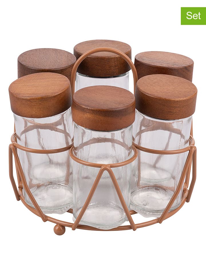 Villa d´Este 6-częściowy zestaw "Toni" w kolorze brązowym - 90 ml rozmiar: onesize