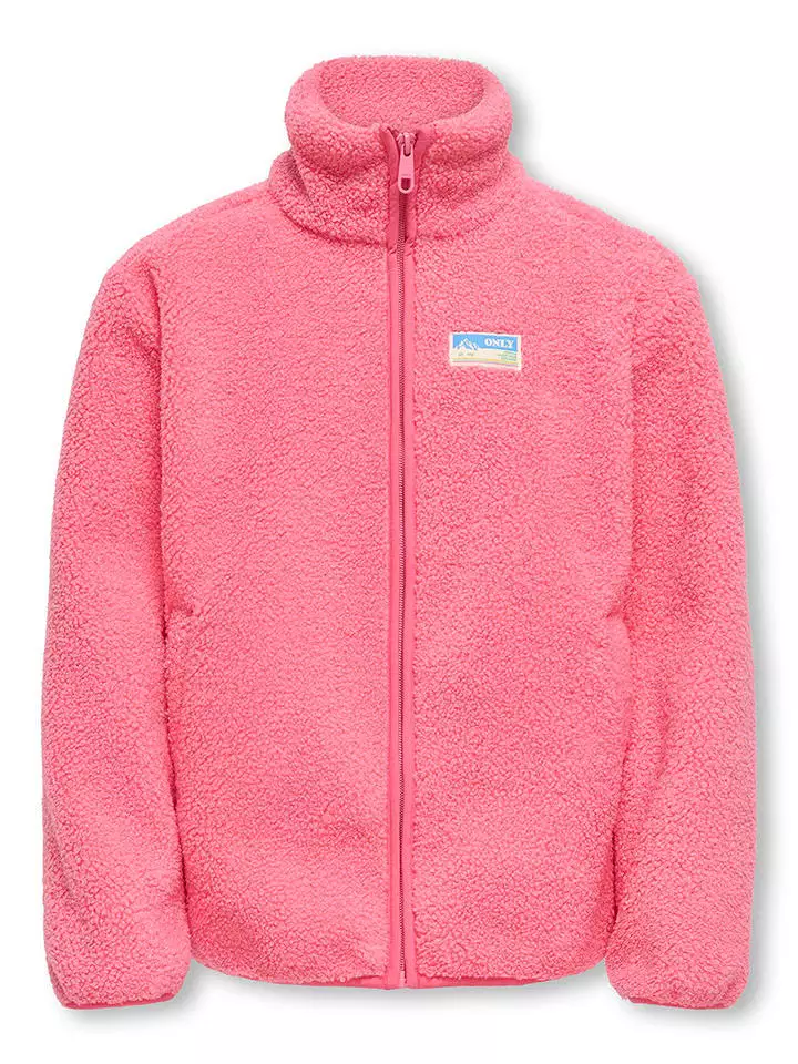 KIDS ONLY Kurtka pluszowa "Eva" w kolorze jasnoróżowym rozmiar: 140