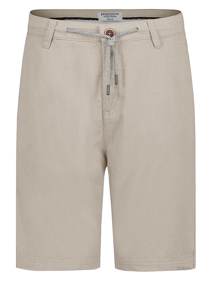 Eight2Nine Bermudy w kolorze beżowym rozmiar: W29