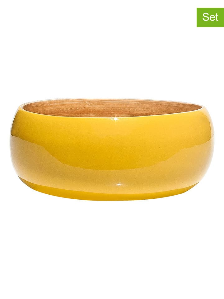 Ibili Miski (2 szt.) w kolorze żółtym do przekąsek - Ø 15 cm rozmiar: onesize