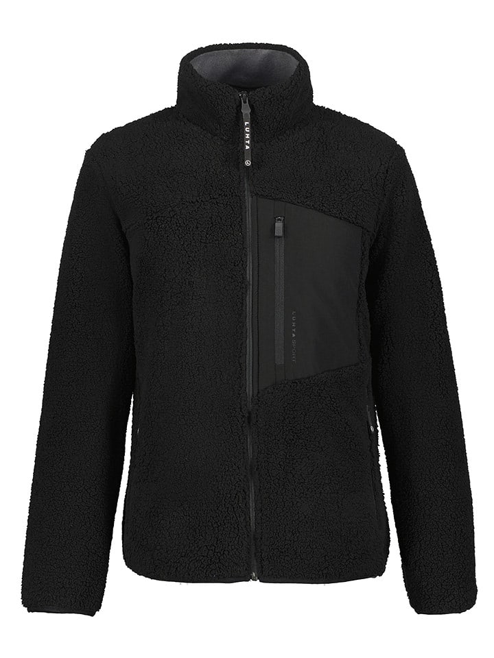LUHTA Kurtka polarowa "Juusela" w kolorze czarnym rozmiar: M
