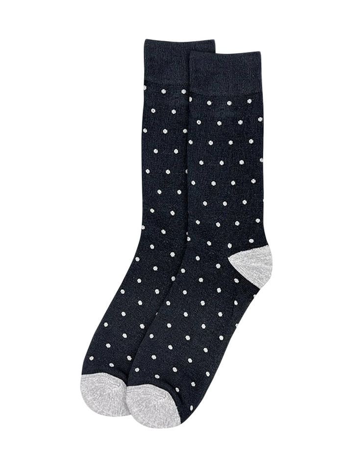 Happy Socks Skarpety "Mini Dot" w kolorze czarnym rozmiar: 41-46
