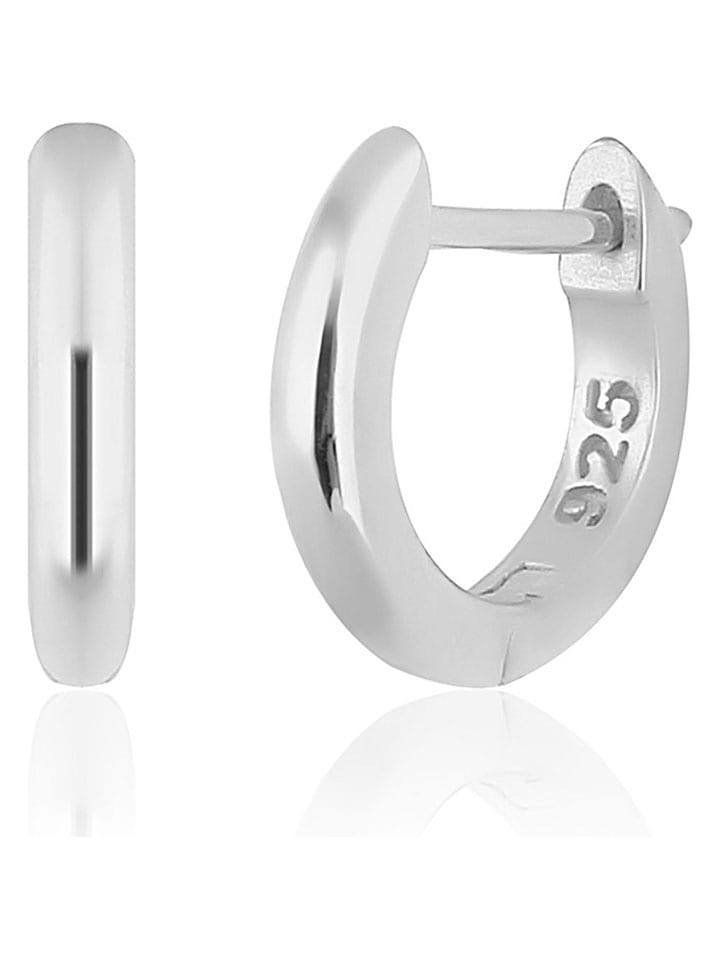 Miu Silver Srebrne kolczyki-kreole rozmiar: onesize