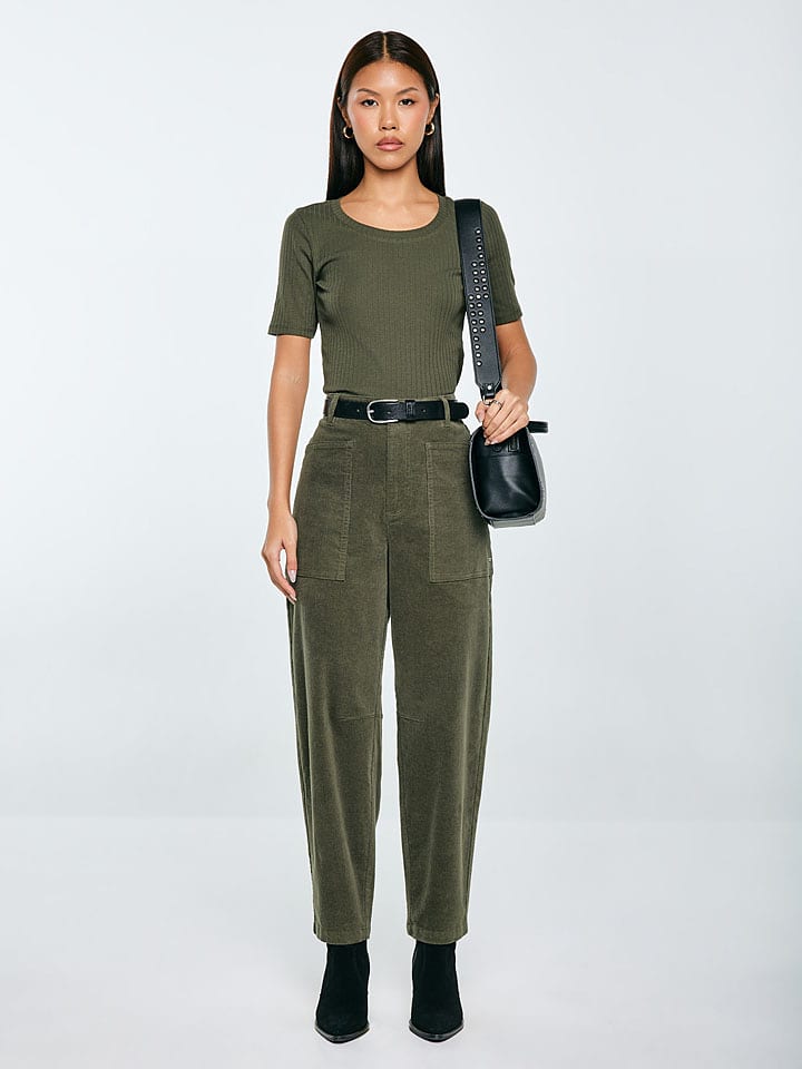 BIG STAR Koszulka w kolorze khaki rozmiar: M