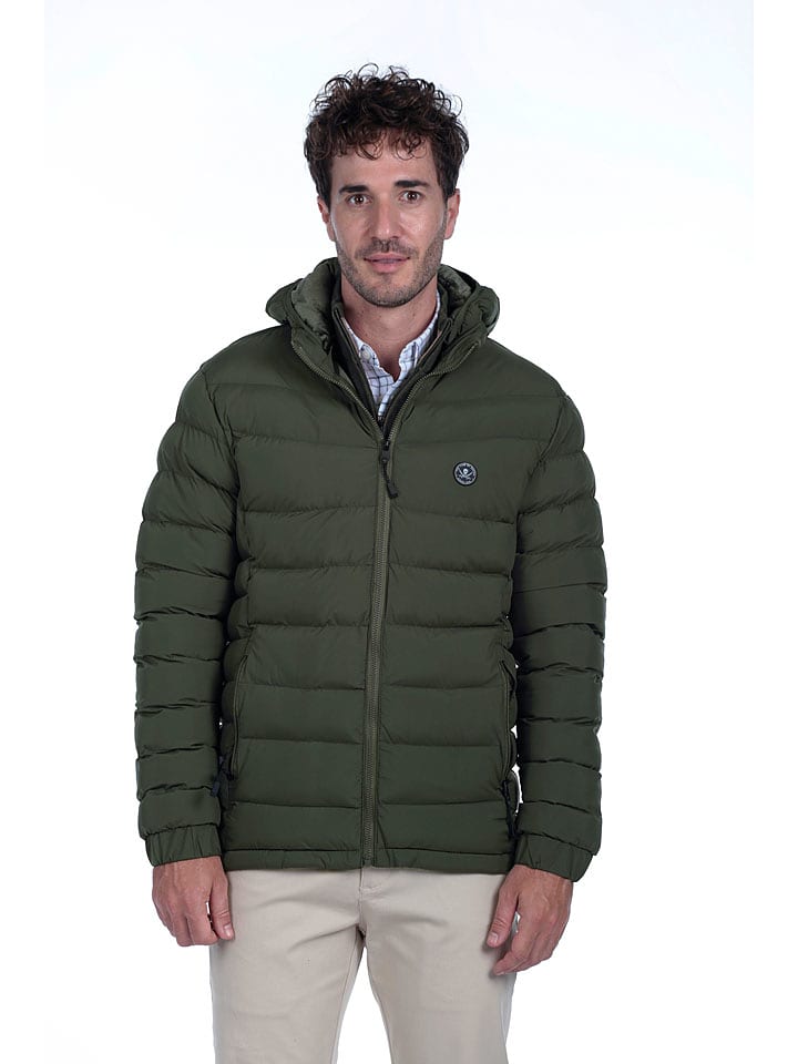 The Time of Bocha Kurtka pikowana w kolorze zielonym rozmiar: XXL