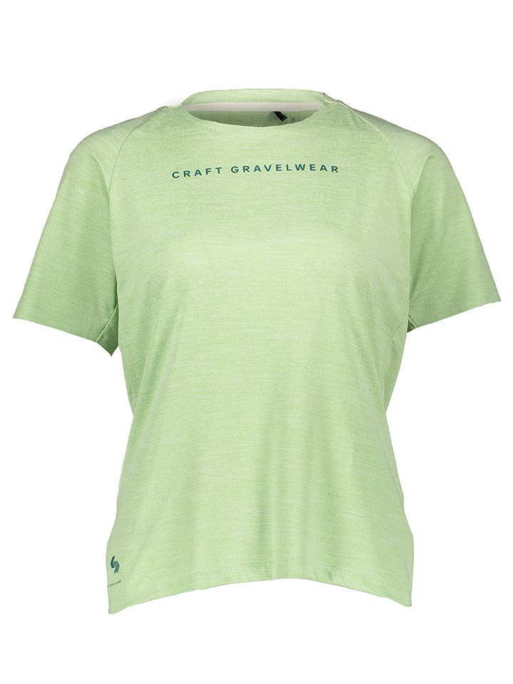 Craft Koszulka kolarska "ADV Gravel" w kolorze zielonym rozmiar: XL