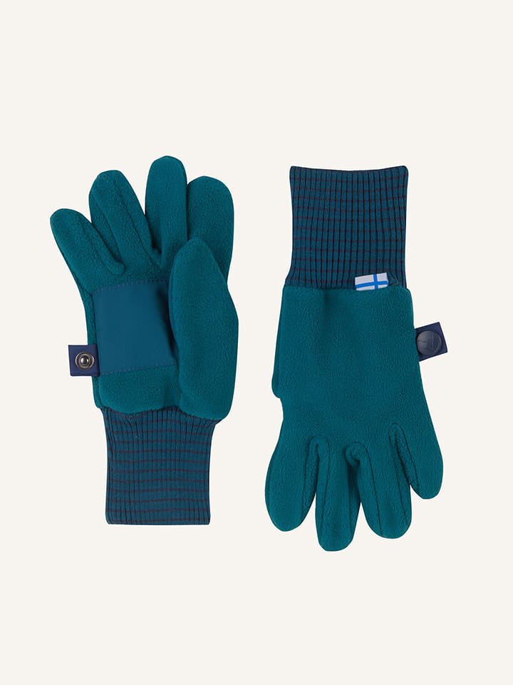 finkid Rękawiczki "Sormikas" w kolorze niebieskim rozmiar: 122-140