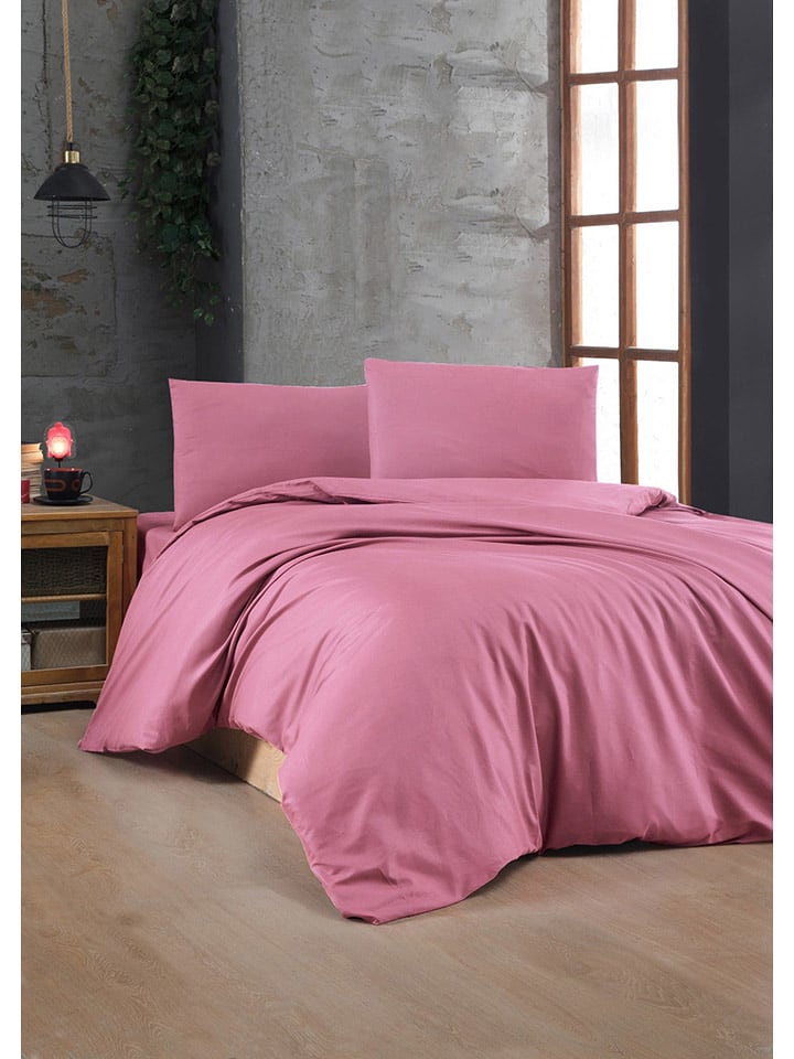 Elizabed Komplet pościeli renforcé w kolorze jasnoróżowym rozmiar: 260x220 cm