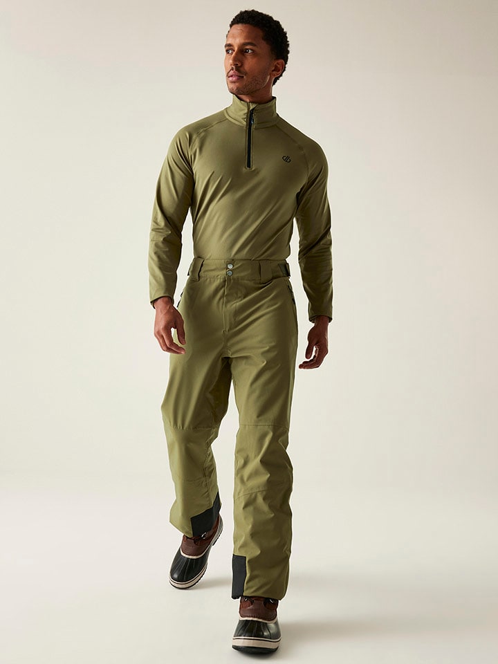 Dare 2b Spodnie narciarskie "Achieve II" w kolorze oliwkowym rozmiar: S
