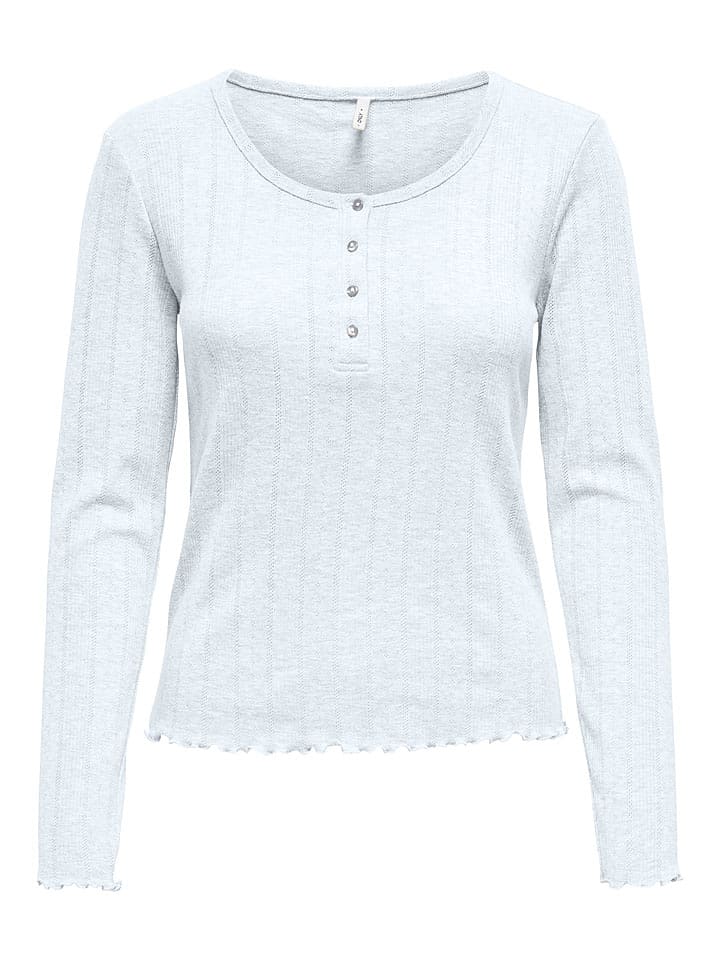 ONLY Koszulka w kolorze szarym rozmiar: L