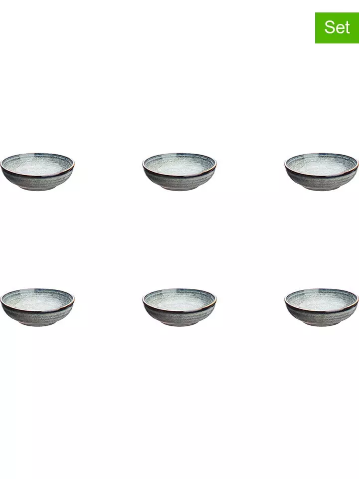 Björn Miski (6 szt.) "Zen" w kolorze szarym - Ø 10 cm rozmiar: onesize