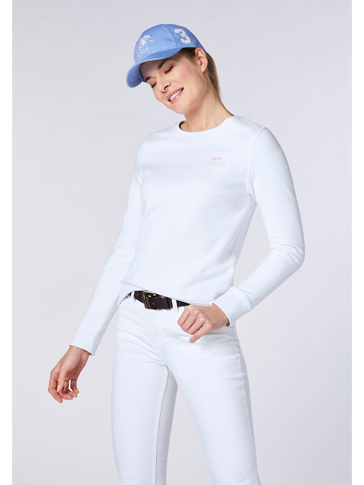 Polo Sylt Bluza w kolorze białym rozmiar: L