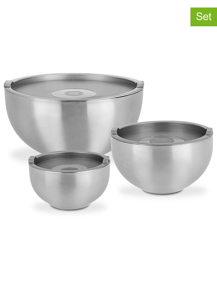 GSW Miski termiczne (3 szt.) w kolorze srebrnym rozmiar: onesize