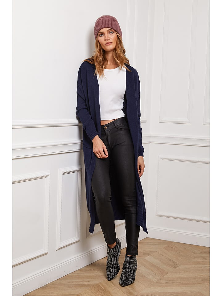 Joséfine Kardigan "Irissa" w kolorze granatowym rozmiar: L