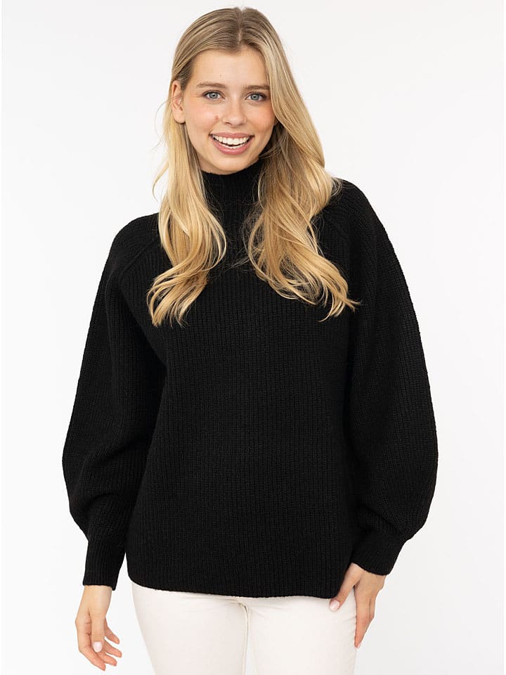 Zwillingsherz Sweter w kolorze czarnym rozmiar: M