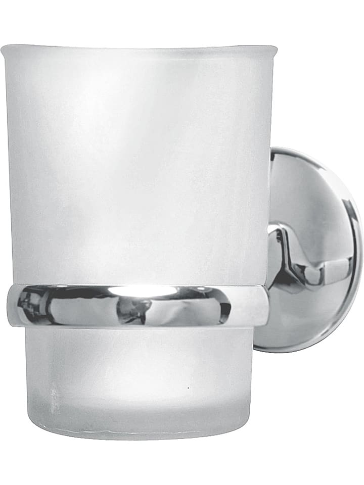 Fackelmann Kubek łazienkowy "Vision" w kolorze białym - 7 x 11,5 x 9,5 cm rozmiar: onesize