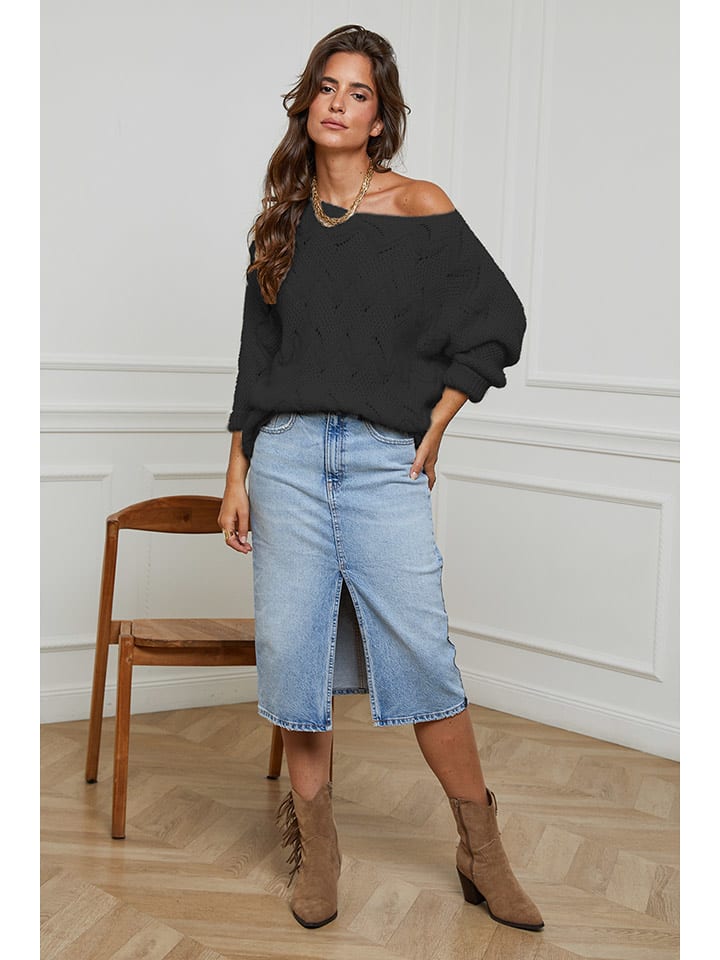 L'armoire de Suzette Sweter w kolorze czarnym rozmiar: 36/38