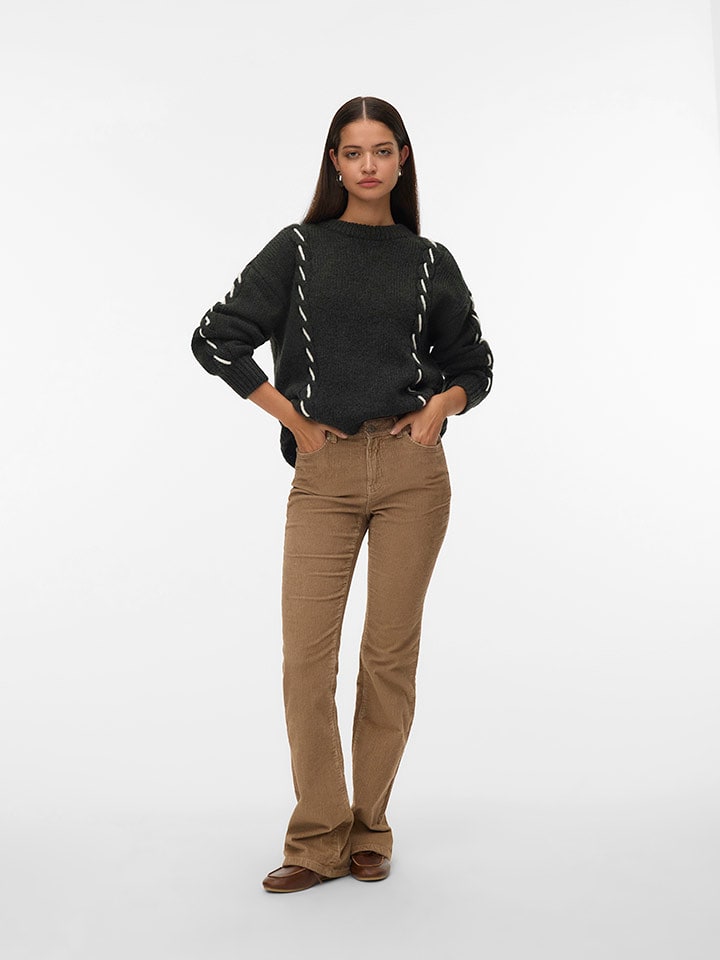 Vero Moda Sweter w kolorze khaki rozmiar: XS
