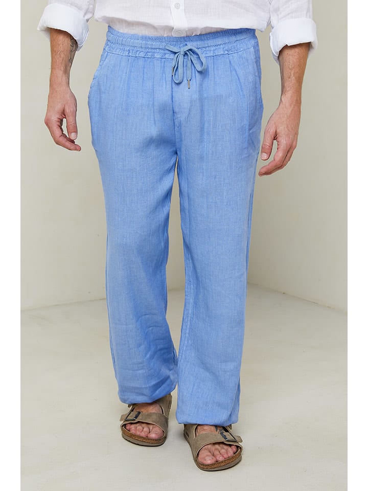 Lin Passion Spodnie w kolorze błękitnym rozmiar: XL/XXL