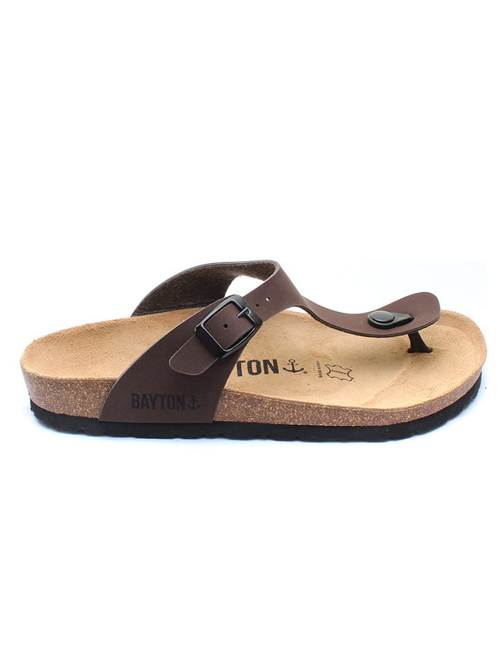 BAYTON Japonki "Mercure" w kolorze brązowym rozmiar: 36