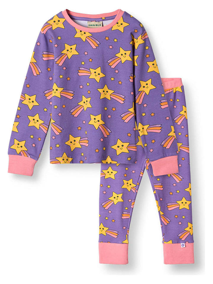 Småfolk Piżama w kolorze fioletowym rozmiar: 98/104