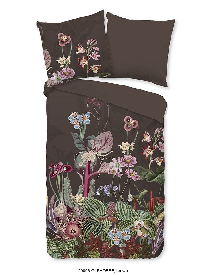 Good Morning Komplet pościeli "Phoebe" w kolorze brązowym rozmiar: 135x200 cm