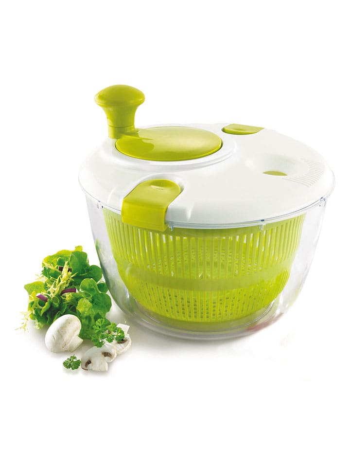 Ibili Wirówka w kolorze zielono-białym do sałaty - Ø 24 cm rozmiar: onesize