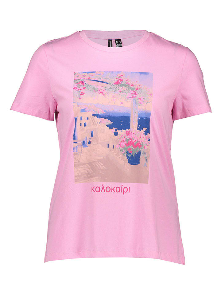 Vero Moda Koszulka w kolorze jasnoróżowym rozmiar: S