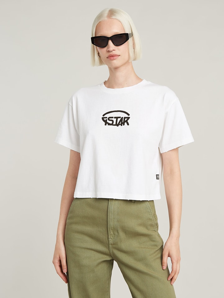 G-Star Koszulka w kolorze białym rozmiar: XS