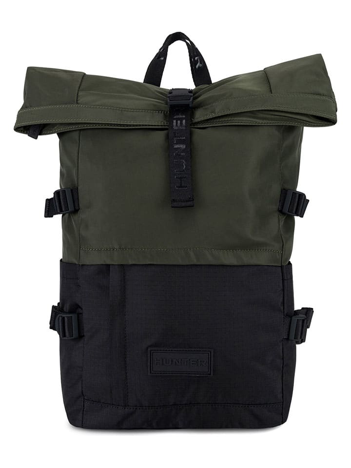 Hunter Plecak w kolorze czarno-oliwkowym - 28,5 x 46 x 16 cm rozmiar: onesize