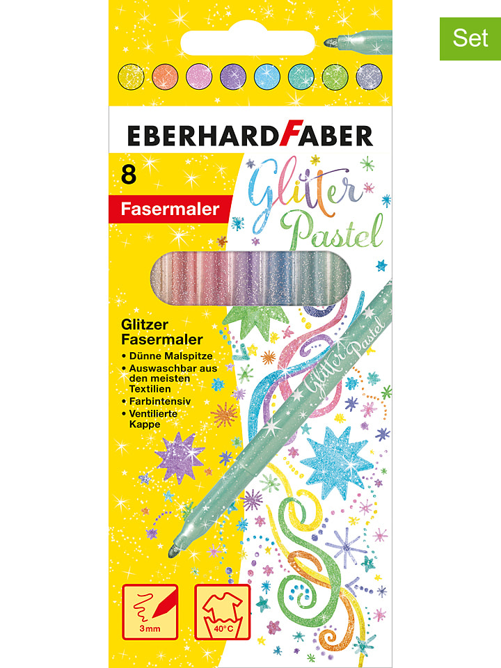 Eberhard Faber Brokatowe flamastry (16 szt.) "Pastell" rozmiar: onesize
