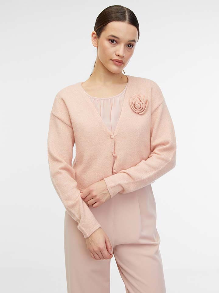 orsay Kardigan w kolorze jasnoróżowym rozmiar: L