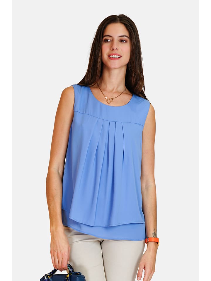 ASSUILI Bluzka w kolorze błękitnym rozmiar: 38