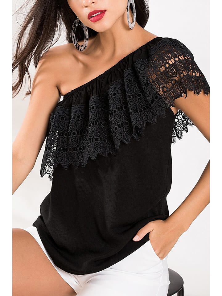 Milan Kiss Bluzka w kolorze czarnym rozmiar: XL