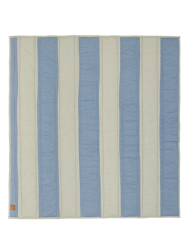 OYOY mini Koc w kolorze beżowo-niebieskim - 140 x 130 cm rozmiar: onesize