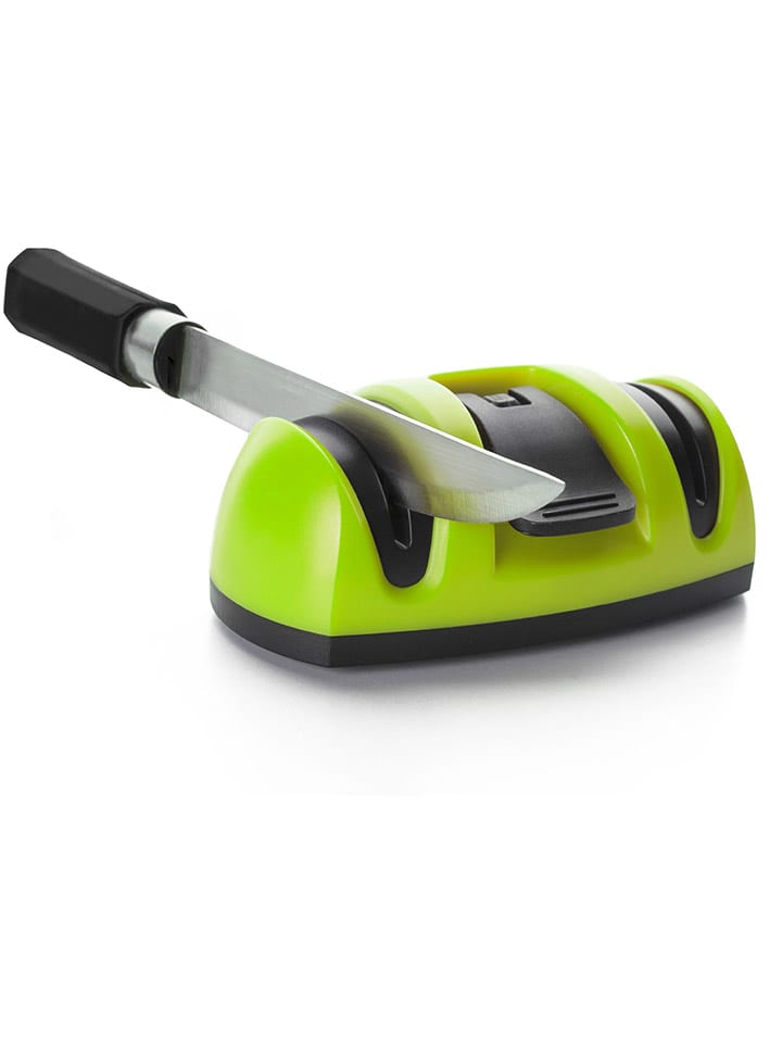 Ibili Mini ostrzałka w kolorze zielonym do noży - 10 x 6 cm rozmiar: onesize